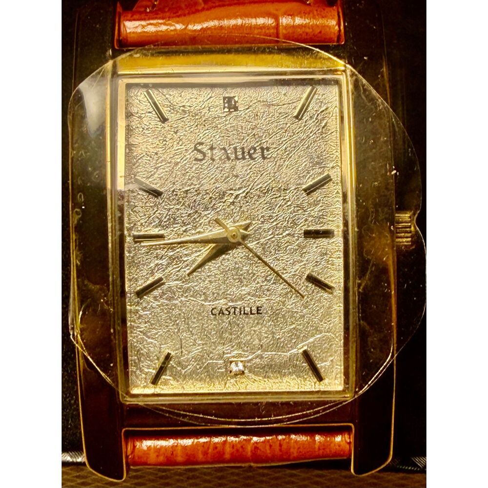 Stauer Castille Men’s Gold-Tone Dress Watch